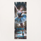 Ballet Dancer in einem Blue Tutu Custom Double Sid Yogamatte (Vorderseite)