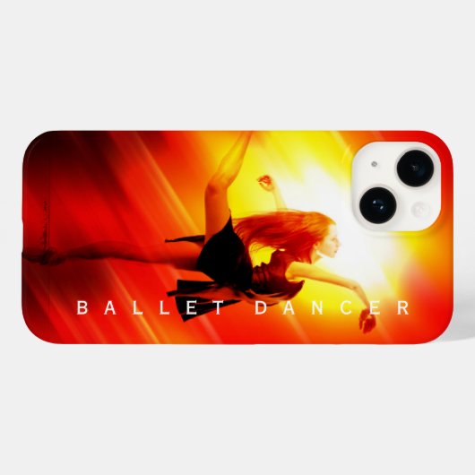 Ballet Dancer iPhone Case (Rückseite (Horizontal))
