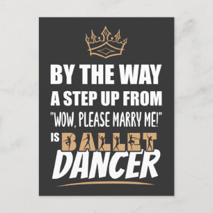 Ballet Dancer ist das Ultimate in Appeal. Fun Gift Postkarte
