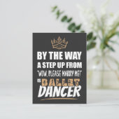 Ballet Dancer ist das Ultimate in Appeal. Fun Gift Postkarte (Stehend Vorderseite)