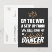 Ballet Dancer ist das Ultimate in Appeal. Fun Gift Postkarte (Vorne/Hinten)