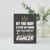 Ballet Dancer ist das Ultimate in Appeal. Fun Gift Postkarte (Stehend Vorderseite)