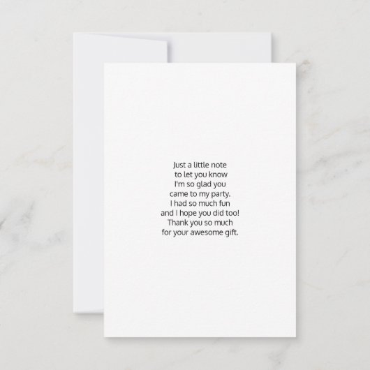 Ballet Dancer Legs & Slippers Dankeskarte (Rückseite)