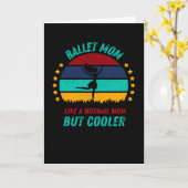 Ballet Dancer Mama - Cooles Muttergeschenk Karte (Gelbe Blume)