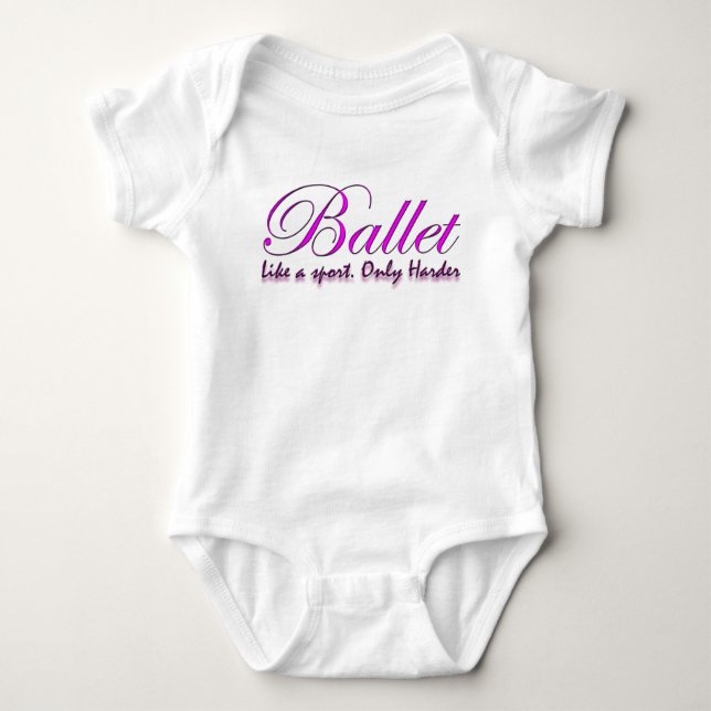 Ballet Dancer Merchandise Baby Strampler (Vorderseite)