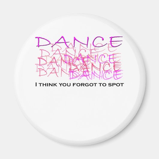 Ballet Dancer Merchandise Magnet (Vorne)