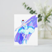 Ballet Dancer Merchandise Postkarte (Stehend Vorderseite)