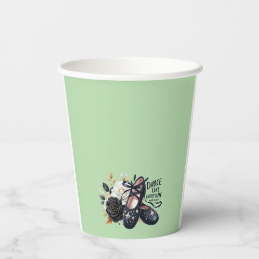 Ballet Dancer Pappbecher (Rückseite)