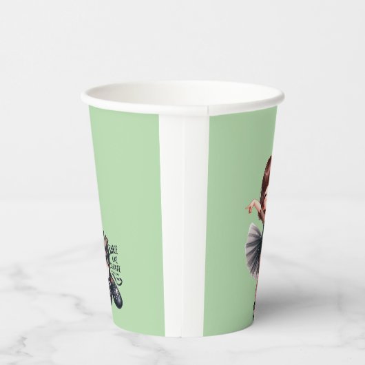 Ballet Dancer Pappbecher (Rechts)