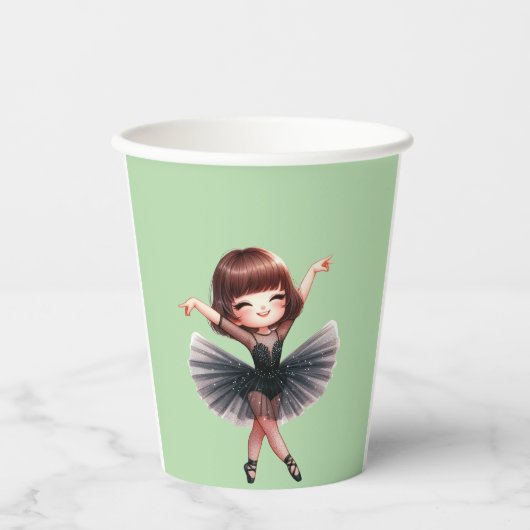 Ballet Dancer Pappbecher (Vorderseite)