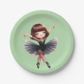 Ballet Dancer Pappteller (Vorderseite)