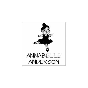 Ballet Dancer personalisieren Gummistempel