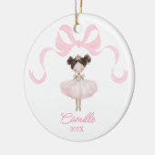 Ballet Dancer Pink Weihnachtsschmuck Keepake (Links)