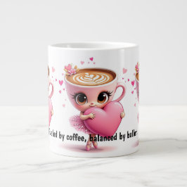 Ballet Dancer Quote Coffee Mug Jumbo-Tasse