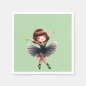 Ballet Dancer Serviette (Vorderseite)