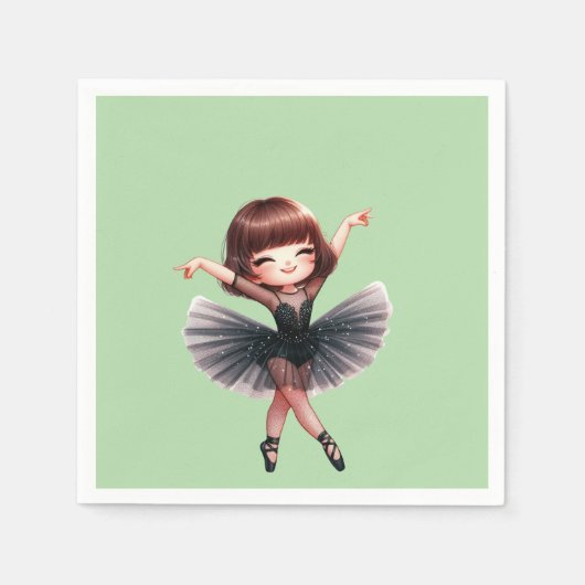 Ballet Dancer Serviette (Vorderseite)