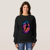 Ballet Dancer Silhouette Ballerina Dancing Women G Sweatshirt (Vorne ganz)