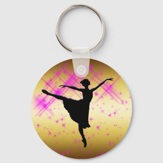 BALLET DANCER SILHOUETTE SCHLÜSSELANHÄNGER (Vorderseite)