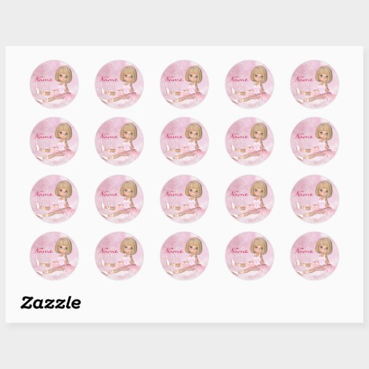 Ballet Dancer Stickers - Ballet Sticker (Blatt)