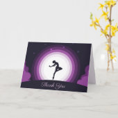 Ballet Dancer Surreal Moon Vielen Dank, dass Sie p Karte (Gelbe Blume)