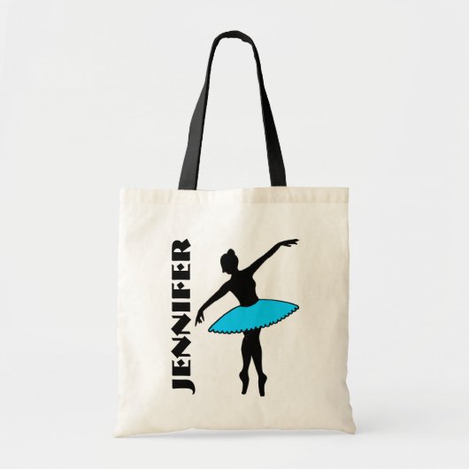 Ballet Dancer Tutu Ballerina Tance Class Blue Tragetasche (Vorne)