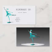 ballet dancer visitenkarte (Vorne/Hinten)