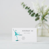ballet dancer visitenkarte (Stehend Vorderseite)
