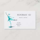 ballet dancer visitenkarte (Vorderseite)