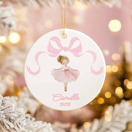 Ballet Dancer Weihnachtsdekoration Keramik Ornament