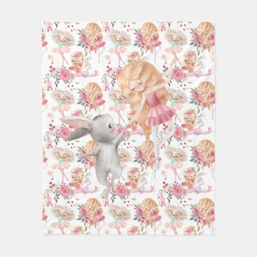 Ballet Dancers Fleece Blanket (Vorderseite)