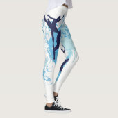 Ballet Dancers Lift Print Leggings (Rechts)