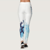 Ballet Dancers Lift Print Leggings (Rückseite)