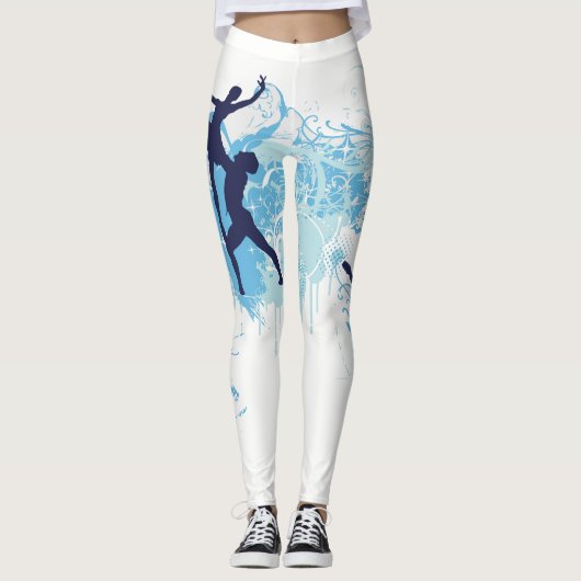 Ballet Dancers Lift Print Leggings (Vorderseite)