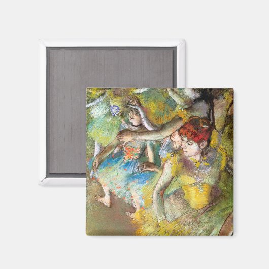 Ballet Dancers on Bühne by Degas Magnet (Vorderseite/Rückseite)