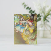 Ballet Dancers on Bühne by Degas Postkarte (Stehend Vorderseite)