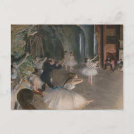 Ballet Dancers Theater Probe Edgar Degas Postkarte