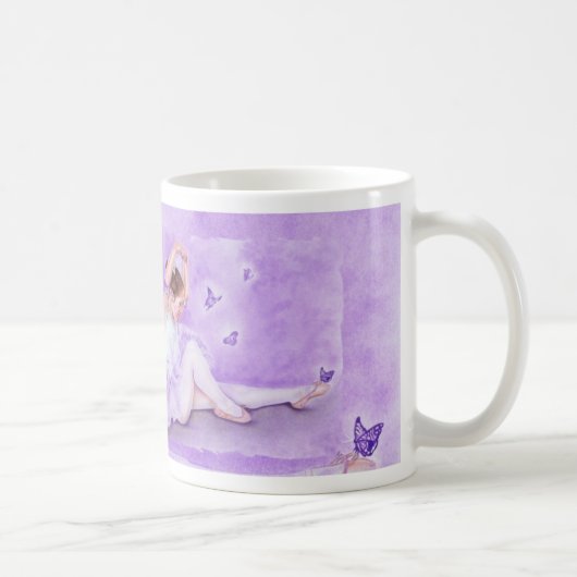 Ballet De Papillon Mug Kaffeetasse (Rechts)