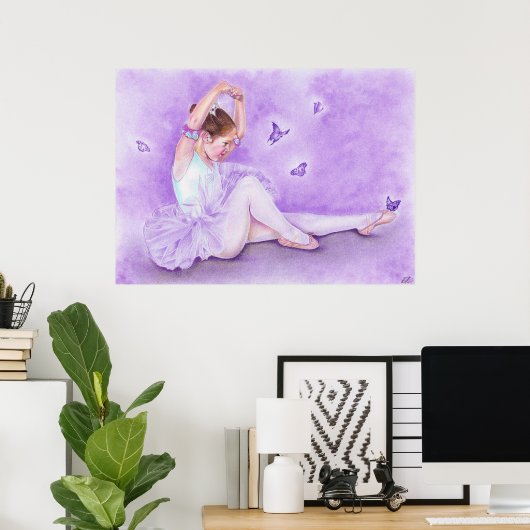 Ballet De Papillon Poster (Heimbüro)