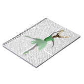 Ballet Dealer in Green Notizblock (Linke Seite)