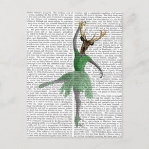 Ballet Dealer in Green Postkarte