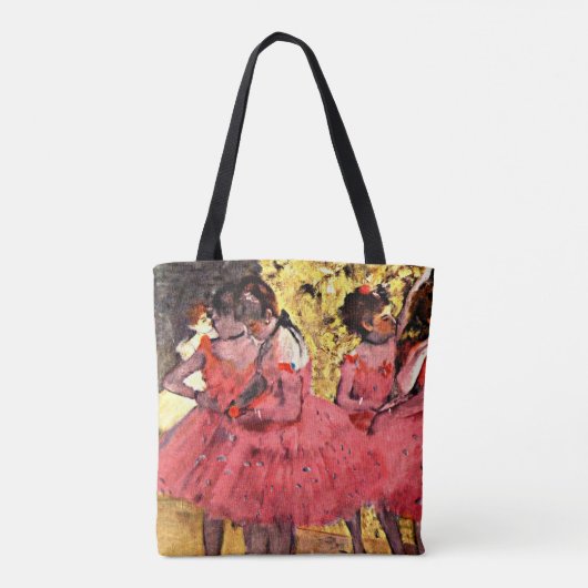 BALLET - Degas: Die rosa Tänzer Tasche (Rückseite)