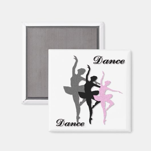 Ballet-Dongle-Magnet Magnet (Vorderseite/Rückseite)