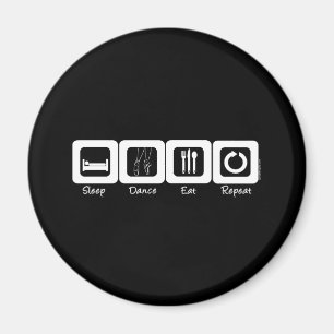 Ballet Eat wiederholen Magnet