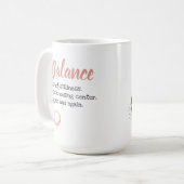 Ballet Enso Balance wählt Mitte Linkshänder Kaffeetasse (Vorderseite Links)