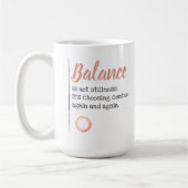 Ballet Enso Balance wählt Mitte Linkshänder Kaffeetasse (Links)