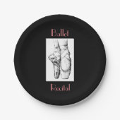 Ballet Erwägung Paper-Teller Pappteller (Vorderseite)