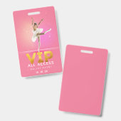 Ballet Event VIP Alle Zugangsdaten Ausweis (Front & Back)