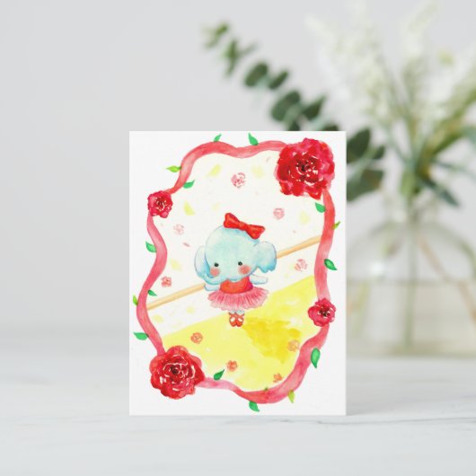 ballet feiertagspostkarte (Stehend Vorderseite)