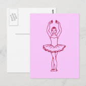 Ballet Fifth Position Postkarte (Vorne/Hinten)