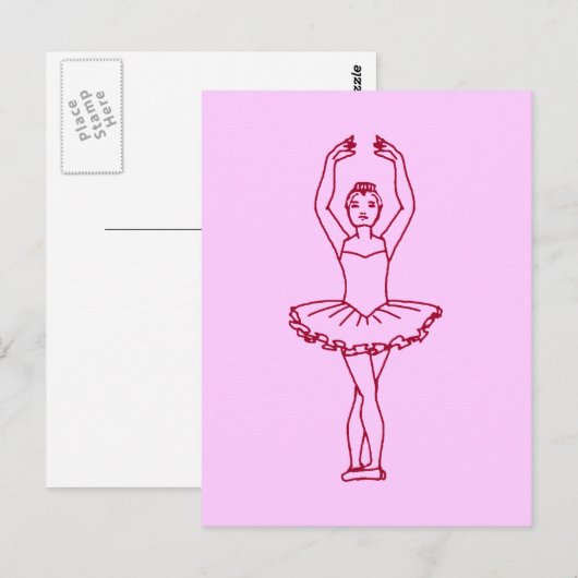 Ballet Fifth Position Postkarte (Vorne/Hinten)